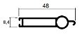 Perfil De Alumínio Equivalente À Linha Integrada Mn055 - Barra Com 6Mts - Várias Cores - Imagem 1