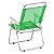CADEIRA DE PRAIA ENCOSTO ALTO ALUMINIO SUN PLUS VERDE - Imagem 2
