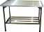 Mesa de Inox 430 para Restaurante Açougue e Padaria 120 x 70 x 85 PROMP430-3 - Imagem 1