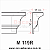 Moldura de Isopor  30x15 M119R - Imagem 2