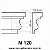 Moldura de Isopor 40x18,50 M120 - Imagem 2