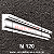 Moldura de Isopor 40x18,50 M120 - Imagem 1