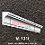 Moldura de Isopor 60x30 M131i - Imagem 1