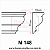 Moldura de Isopor  35x19 M148 - Imagem 2