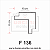 Filete 2 dentes L cantoneira 2cm/esp. 6x6 F136 - Imagem 2
