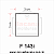 Filete Liso 3x3 F143i - Imagem 2
