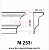 Moldura de Isopor 40x20 M253i - Imagem 2