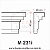 Moldura de Isopor 40x20 M231i - Imagem 2