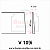 Volumes Revestimento Placa Lisa Chanfrada 40x4 V109i - Imagem 2