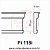 Complemento de Pilar 30x8 Pi118i - Imagem 2