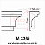 Moldura de Isopor 35x17,50 M336i - Imagem 2