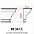 Moldura de Isopor 20x12 M347R - Imagem 2