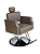 Cadeira de Cabeleireiro Treviso Plus com Encosto Reclinável e Cabeçote - Imagem 1