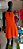 vestido laranjado - Imagem 4