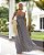 vestido longo estampado - Imagem 1