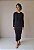 Vestido Midi Preto em Malha Canelada - Imagem 4