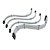 Kit Extensor Cabo Sleeved Branco Rise Mode Full White - Imagem 1