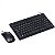 Kit Teclado E Mouse Corp Flat Mini Combo Compacto Preto - Imagem 3
