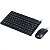 Kit Teclado E Mouse Corp Flat Mini Combo Compacto Preto - Imagem 4