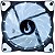 Cooler Fan Gamer Led Branco 120mm Gabinete Rise Mode Wind W1 - Imagem 1