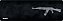 Mouse Pad Gamer Grande 90x30 Ak47 Rise Mode Borda Costurada - Imagem 1