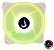 Ventoinha Pc Cooler Fan Rgb 120mm Rise Mode Frost White 5v - Imagem 2