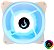 Ventoinha Pc Cooler Fan Rgb 120mm Rise Mode Frost White 5v - Imagem 1