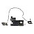 Kit Alto Falantes Subwoofer Notebook Dell Xps 15 L502x L501x 0pn57g 0tf8vd - Imagem 1