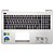 Carcaça Base Superior Com Teclado Notebook Asus X555b X555l Prata - Imagem 1