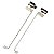 Par Dobradiça E Haste Notebook Positivo Stilo Xr2990 Xr2998 Xr3000 Xr3008 Xr3050 Xr3208 Xr3410 Xr3500 - Imagem 1