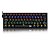 Teclado Mecânico Gamer Rgb Rainbow Fizz Redragon Preto Switch Marrom K617-R-B Abnt2 - Imagem 1