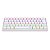 Teclado Mecânico Gamer Rgb Rainbow Fizz Redragon Branco Switch Marrom K617-R-W Abnt2 - Imagem 4