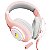 Headset Gamer Rgb Hylas Redragon H260-P Rosa Pink - Imagem 6