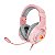 Headset Gamer Rgb Hylas Redragon H260-P Rosa Pink - Imagem 1