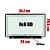 Tela 15.6 Slim 30 Pinos Nt156fhm-n43 V8.0 Full Hd para Notebook Pcb 26cm Com Detalhe - Imagem 3