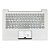 Carcaça Base Com Teclado Notebook Samsung Np530xbb Branco - Imagem 1
