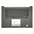 Carcaça Base Notebook Com Teclado Retro Iluminado Dell Inspiron 15-7560 Cinza Chumbo - Imagem 1