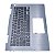 Carcaça Base Superior Com Teclado Retro Iluminado Para Notebook Dell Inspiron 5482 Cinza Azulado Escovado - Imagem 4