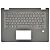 Carcaça Base Superior Teclado Retro Iluminado Notebook Dell Inspiron 14 3490 073tx6 Preto - Imagem 1