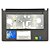 Carcaça Base Superior Dell Inspiron 14 5455 5458 5459 5468 Chumbo/Branco Com Detalhes - Imagem 1