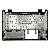 Carcaça Base Superior Notebook Acer Aspire E5-571 E5-551 E5-521 E5-511 E5-531 Preto Com Detalhe - Imagem 2