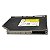 Drive Gravador de Dvd Cd Hitachi-Lg Gs40n 9.5mm Para Notebook Dell Precision M4800 Com Moldura - Imagem 2