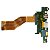 Placa Usb Sd Audio Notebook Positivo Duo C4128b Flat 9cm - Imagem 1