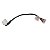 Conector Jack Notebook Dell Inspiron 15 7567 7566 0D18KH DC30100YY00 12cm - Imagem 1
