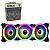 Kit 3 Cooler Fan Pc Gamer Rgb Gamdias Aeolus M2 1203 Lite 120mm Para Gabinete - Imagem 1
