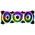 Kit 3 Cooler Fan Pc Gamer Rgb Gamdias Aeolus M2 1203 Lite 120mm Para Gabinete - Imagem 2