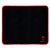 Mouse Pad Gamer Preto Emborrachado 25x21 Evolut Eg-401bk - Imagem 1
