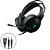 Headset Gamer Temis Evolut Eg-301gr P2 Preto E Verde - Imagem 1