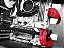 Cabo Extensor Placa De Video 6 E 8 Pinos Vermelho 30cm - Imagem 4