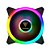 Kit 4 Cooler Fan Pc Gamer Rgb Gamdias Aeolus M2-1204r 120mm Para Gabinete Com Controladora - Imagem 2